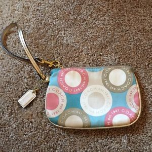 Coach wristlet